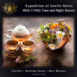 Expedition Of Gentle Notes With 174Hz Tone And Night Nature - Coralle