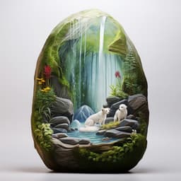 Harmonic Waterscapes: River's Melody for Pets - Nature Love Sound Collective