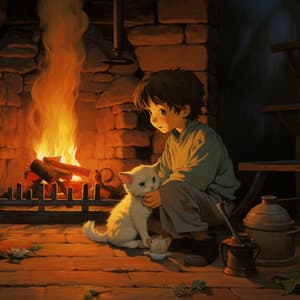 Brasas Nocturnas: Nocturno Relajante Del Fuego - Bosque Ocupado