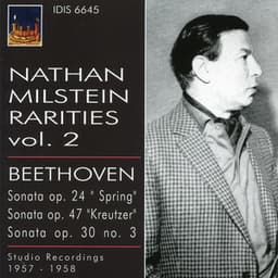 Nathan Milstein Rarities, Vol. 2 - Ludwig van Beethoven