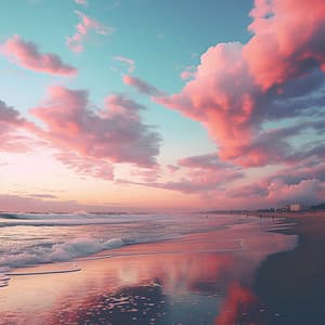 Serenidad De Meditación Del Océano: Balada Oceánica Del Nocturno - Paisajes susurrantes