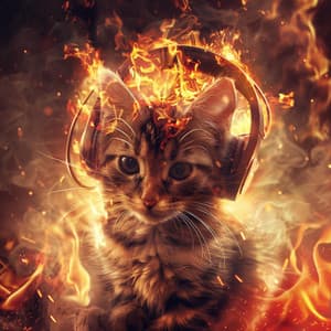 Fire Purrs: Cats Serene Sounds - Jingle Cats