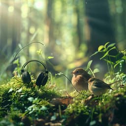 Winged Harmonies: Binaural Birds Echo - 92 88 Hz - Solfeggio Tones 528Hz