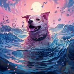 Canine Harmony: Ocean Ripples and Musical Bark - Weather FX