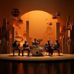 Música Jazz: Ecos Metropolitanos - Música de cafetería feliz