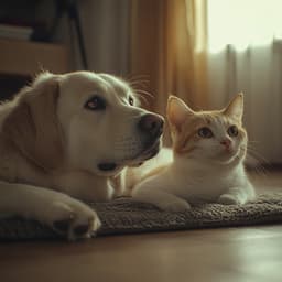 Peaceful Lullabies for Calm Pets - Complete Brainwave Therapy System