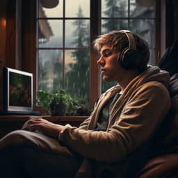 Armonía Del Estudio Académico: Relajación Binaural Con Lluvia Ambiental - Océano