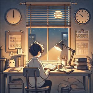 Midnight Study Sessions - Lofi Sleep