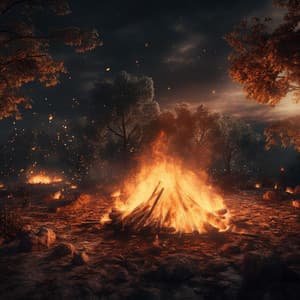 Firelit Spa Serenity: Meditation Music for Deep Relaxation - Lazers binaurales