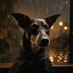 Tranquilidad Armónica Para Mascotas: Melodías De Gotas De Lluvia - Cielos Rubios