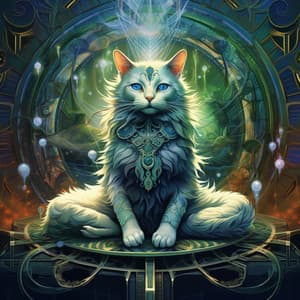 Melodic Feline Retreat: Raindrop Serenity - Natural Disasters