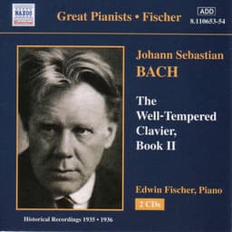 Bach, J.S.: Well-Tempered Clavier , Book 2 - Johann Sebastian Bach