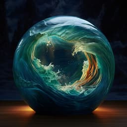 Music combined with Stream: Reflective Streamside Serenity - chromatic reflections