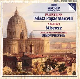 Palestrina: Missa Papae Marcelli / Allegri: Miserere - The Choir Of Westminster Abbey