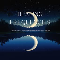 Healing Frequencies Delta Waves and Ocean Breeze for Stress Relief - Ocean Waves for Deep Sleep