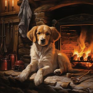 Perros Meditativos Junto Al Fuego: Melodías Armónicas - Naturaleza de Suecia