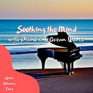 Soothing the Mind with Piano and Ocean Waves - Spain Relaxing Time