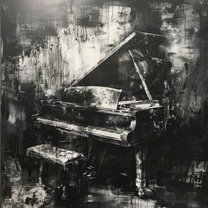 Música De Piano: Melodías Sombreadas - Pianos pacíficos