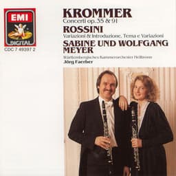 Krommer: Concertos for 2 Clarinets and Orchestra Op.35 & Op.91 / Rossini: Variations - Sabine Meyer