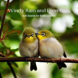 Windy Rain and Loon Calls: Soft Sounds for Birds' Comfort - Rain Sleepings Sounds