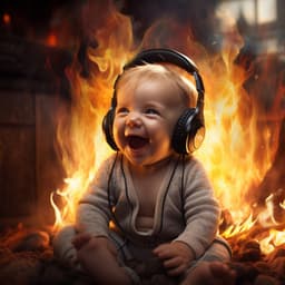 Binaural Fire Baby: Gentle Spark Melodies - Music Box Lullaby
