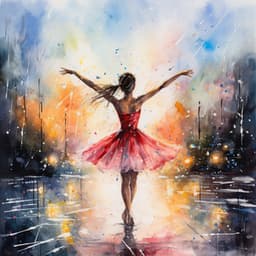 Melodic Rain Dance: Serene Waters Melodies - Natural Dream Makers