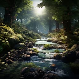 Streamside Lullaby for Baby: Soft Water Rhythms - Pure Ambient Music