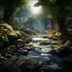 Streamside Lullaby for Baby: Soft Water Rhythms - Pure Ambient Music