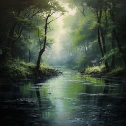 Corriente De Concentración: Música Armónica Del Agua - Aire relajante