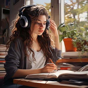 Resonancia De Enfoque Binaural: Ecos De Claridad - Música de ondas cerebrales