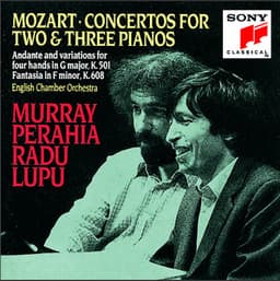 Mozart: Concertos for 2 & 3 Pianos; Andante and Variations for Piano Four Hands - Murray Perahia