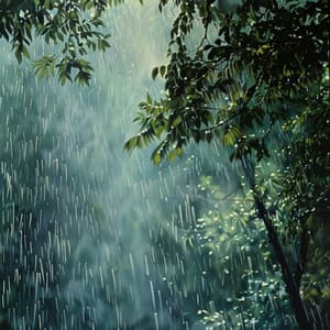 Binaural Rain for Peaceful Evening Relaxation - Deep Relaxing Music