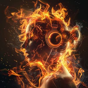 Sleeping with Flames: Fire's Soothing Music - Music for Sleeping Puppies