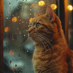Lluvia Tranquila Y Serena Para Los Momentos De Paz De Los Gatos - Gato Somnoliento