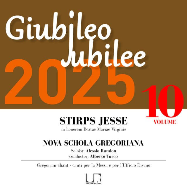 GIUBILEO-JUBILEE 2025, Vol. 10 - Nova Schola Gregoriana