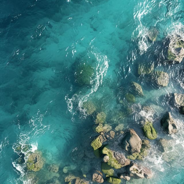 Meditative Ocean Waves: Calming Water Sounds - Drowning Meditation