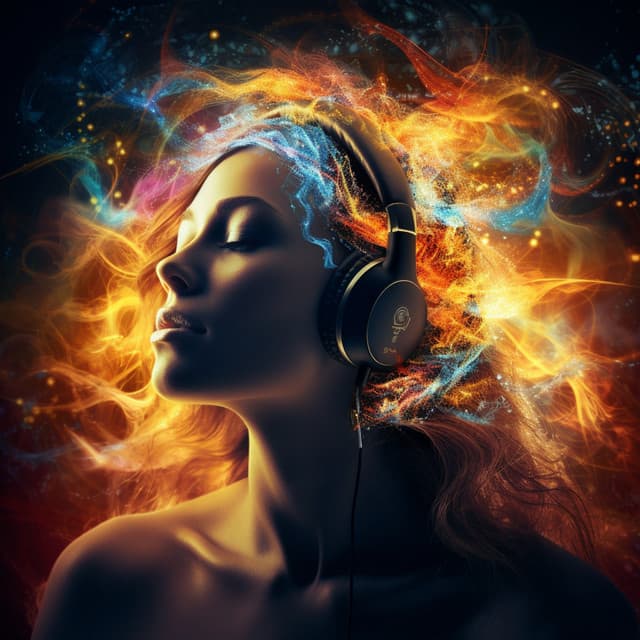 Relaxing with Binaural Fire: Peaceful Glow - Binaural Beats System