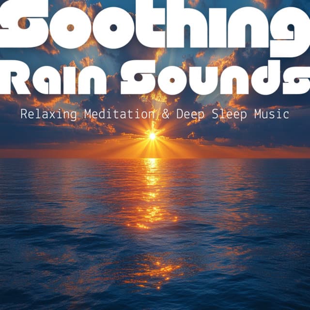 Soothing Rain Sounds - Relaxing Meditation & Deep Sleep Music - Ocean Waves for Deep Sleep