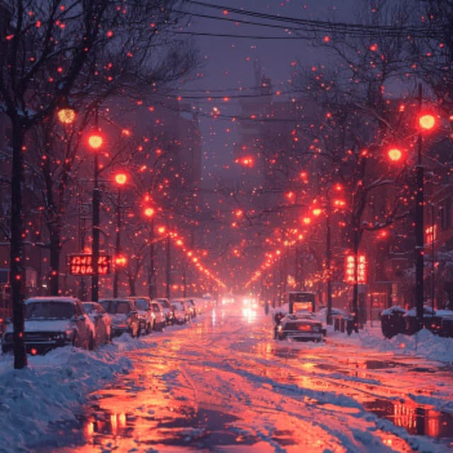 Snowfall Lo-fi: Relax & Unwind - Snowy Lo-Fi