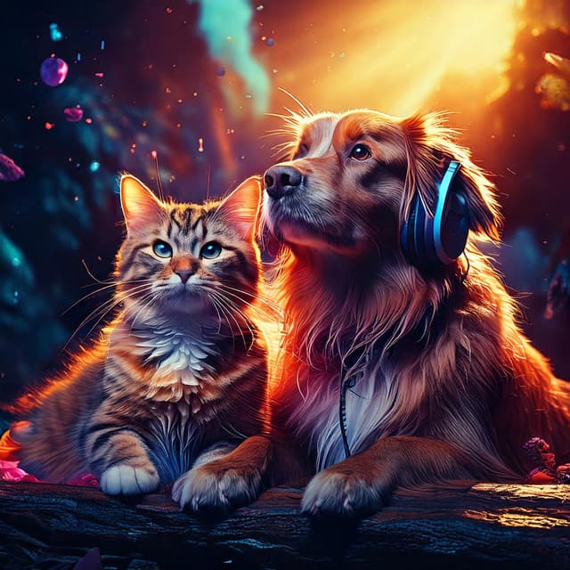 Soothing Lofi Melodies: Music for Pets - Binaural Beats Noise