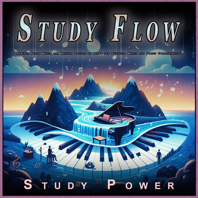 Study Flow: Ambient Piano Music and Nature Sounds of Birds for Studying Music and Focus Concentration - Study Power