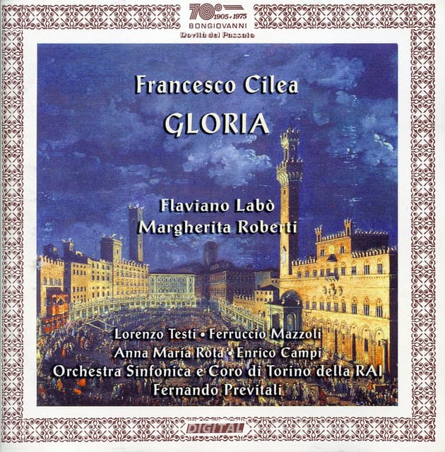 Cilea: Gloria - Francesco Cilea