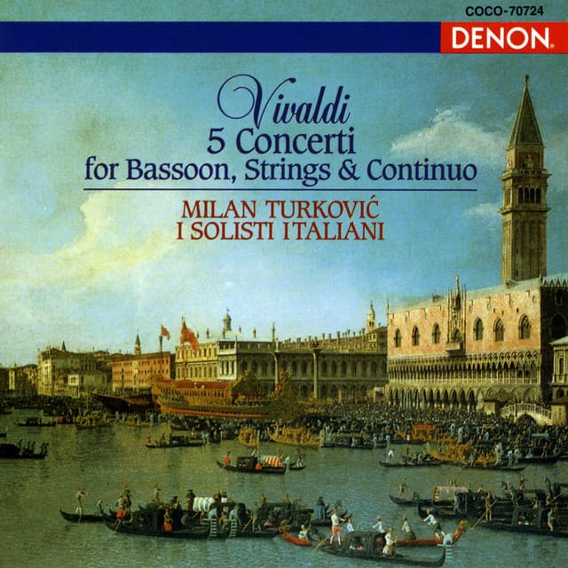 ヴィヴァルディ：バスーン協奏曲集 - Antonio Vivaldi