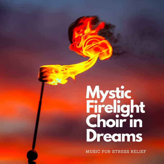 Mystic Firelight Choir in Dreams: Music for Stress Relief - Fire Sounds For Sleep