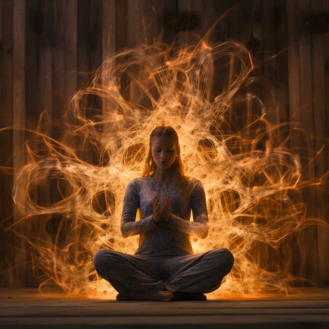 Meditation Fire: Calm Flame Rhythms - Light Morning Music