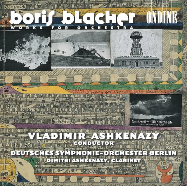 Blacher, B.: Concertante Musik / Furstin Tarakanowa Suite / 2 Inventions / Music for Cleveland / Clarinet Concerto - Boris Blacher
