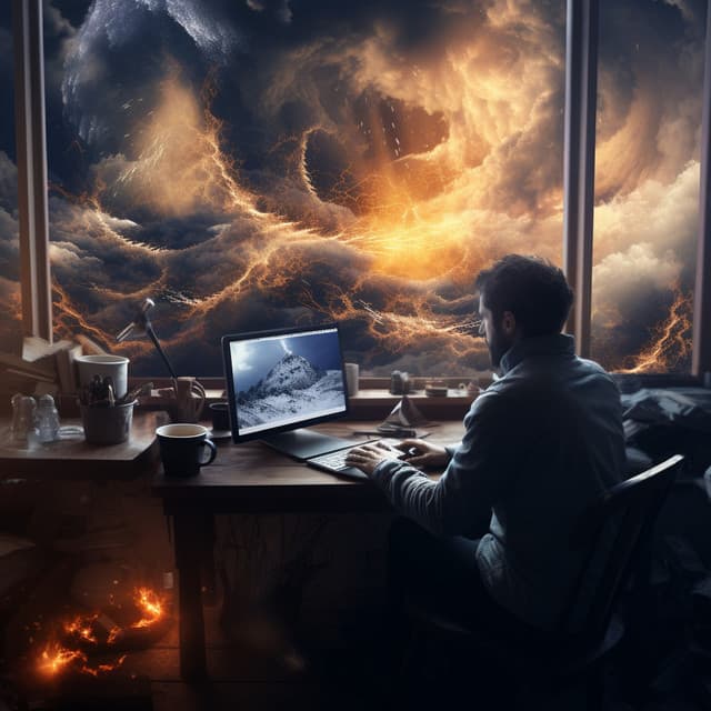 Sinfonía Del Modo De Trabajo: Armonía Entre Trueno Y Música - Ruidos amplios