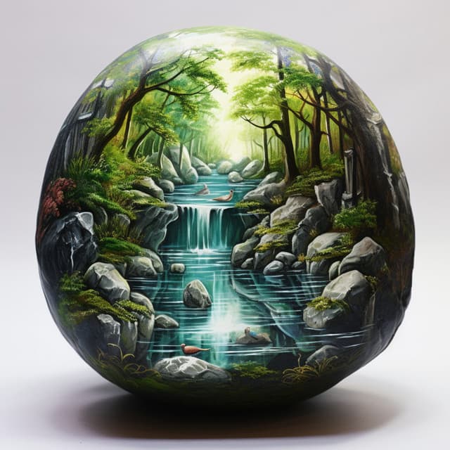 Cascading Melodies: River's Massage Retreat - Riverfall Science