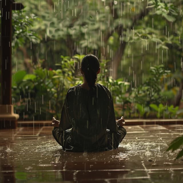 Meditación Con Lluvia Binaural: Sonidos Naturales Reconfortantes - Ruido Blanco Para Meditación Profunda