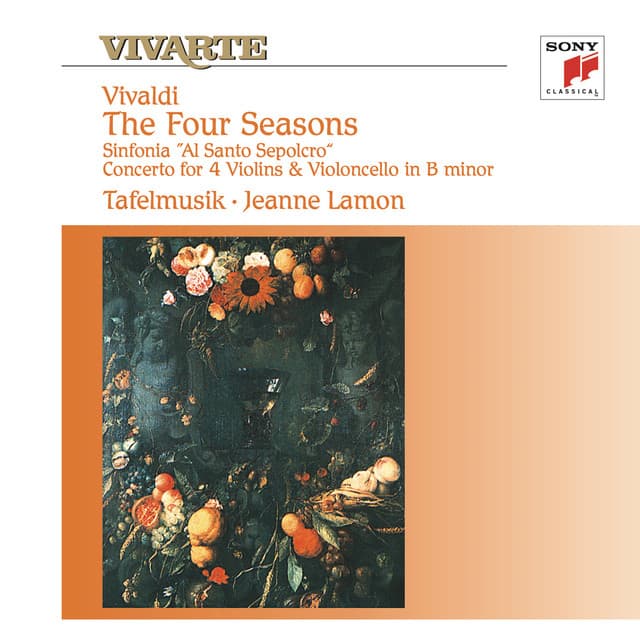 Vivaldi: The Four Seasons, Sinfonia in B Minor, RV 169 & Concerto for 4 Violins & Cello in B Minor, RV 580 - Antonio Vivaldi